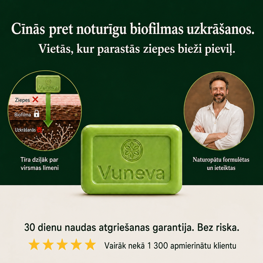 Vuneva nomierinošās ziepes
